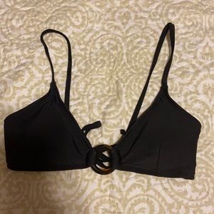 Black bikini top. Never worn